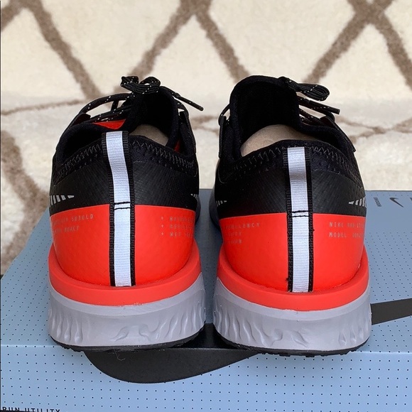 Nike Odyssey React Shield 2 Habanero Red/Black/Thu - Picture 7 of 16